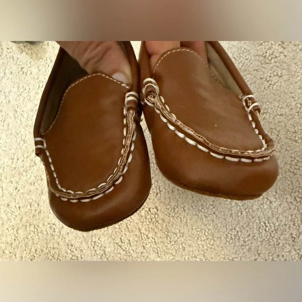 Kenneth Cole Reaction Kids Brown Moccasins